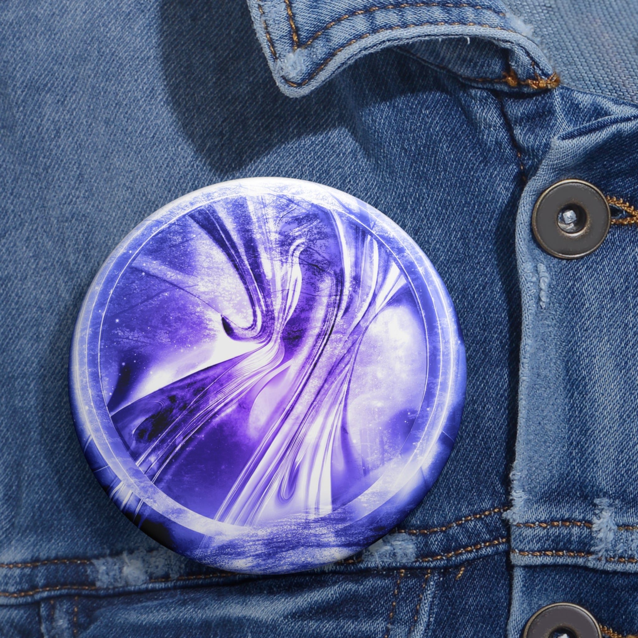 Lost Forest Magic Portal Pin - Special Edition Fantasy Art Button