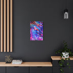 Japanese City Punk Special Edition Canvas Wall Art - Neon Japan Street