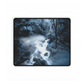 Frozen Forest Mouse Pad - Winter Landscape Desk Mat