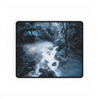 Frozen Forest Mouse Pad - Winter Landscape Desk Mat