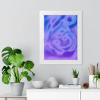 Liquid Metal Mist Pink Poster - Abstract Fluid Art Print