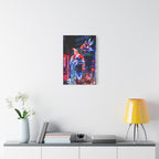 Japanese City Punk FX.2 Canvas Wall Art - Neon Japan Cyberpunk Street