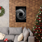 Black Hole Poster Print - Cosmic Deep Space Art