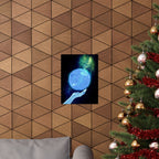Solar Hand Poster - Abstract Spiritual Cosmic Art Print