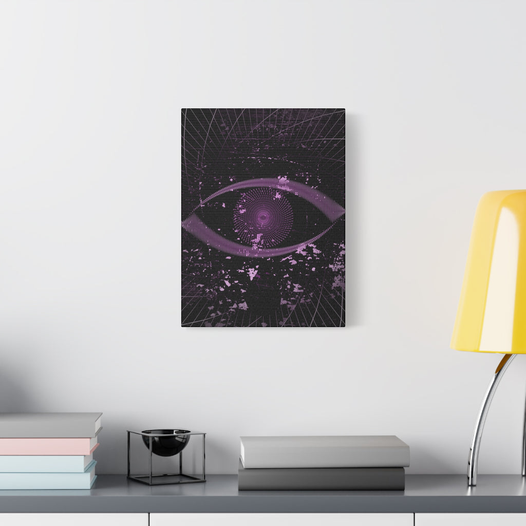 Eye of the Lost Cosmic Canvas Art - Mystical Third-Eye Galaxy Decor