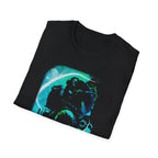 Grunge Space Man Graphic Tee - Paint Blast Astronaut Shirt