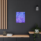 Liquid Metal Mist Pink Canvas Wall Art - Modern Textured Abstract Decor