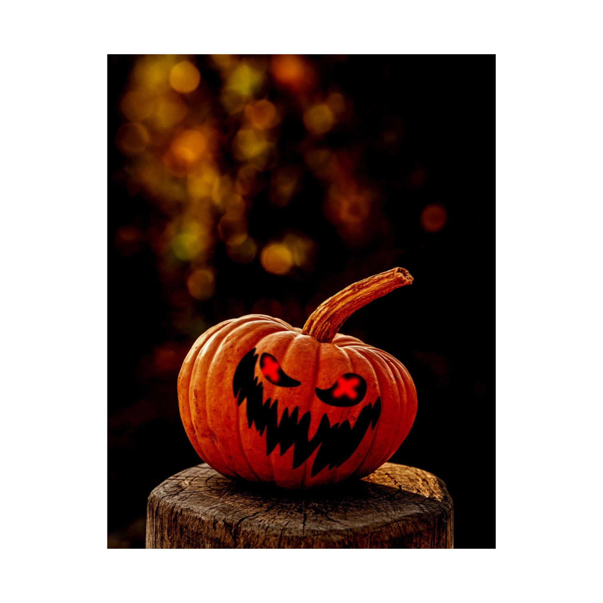 The Pumpkin Nightmare Matte Poster Print