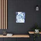 Blue Sky Dragon Canvas Wall Art - Celestial Fantasy Decor