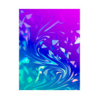 Trippy Holographic Matte Poster Print