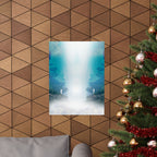 Lost Lovers Poster - Couple Surreal Landscape Art Print
