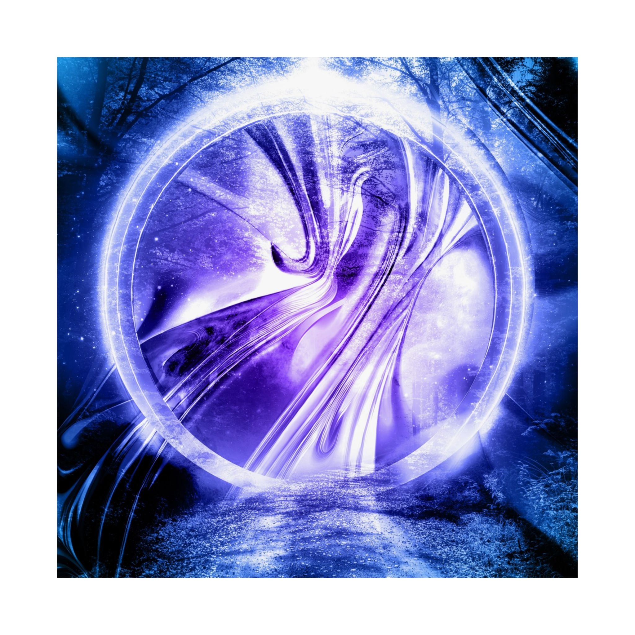 Lost Forest Magic Portal Poster - Special Edition Fantasy Art Print