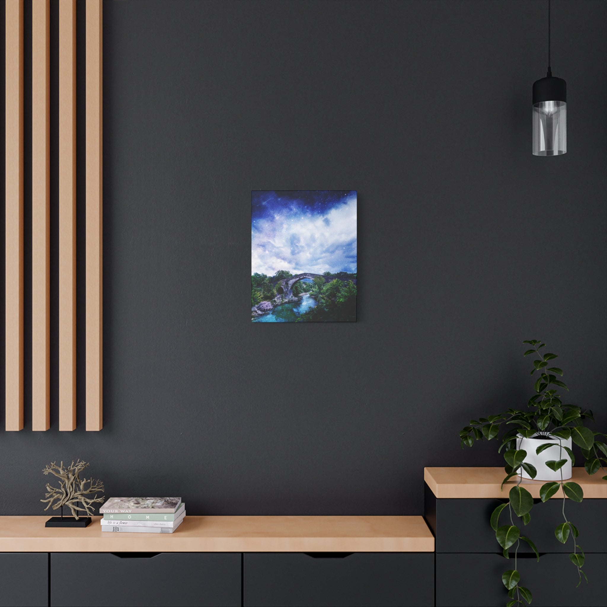 Enchanted Landscape Canvas Wall Art - Fantasy Forest Decor