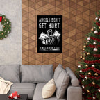 Angels Don't Get Hurt Poster - Grunge Angel Art Print