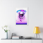 Astronaut Skeleton Skull Poster - Cosmic Space Skull Art