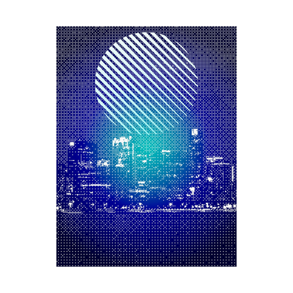 Chicago Pixel Art Poster - Retro 8-Bit Skyline Print