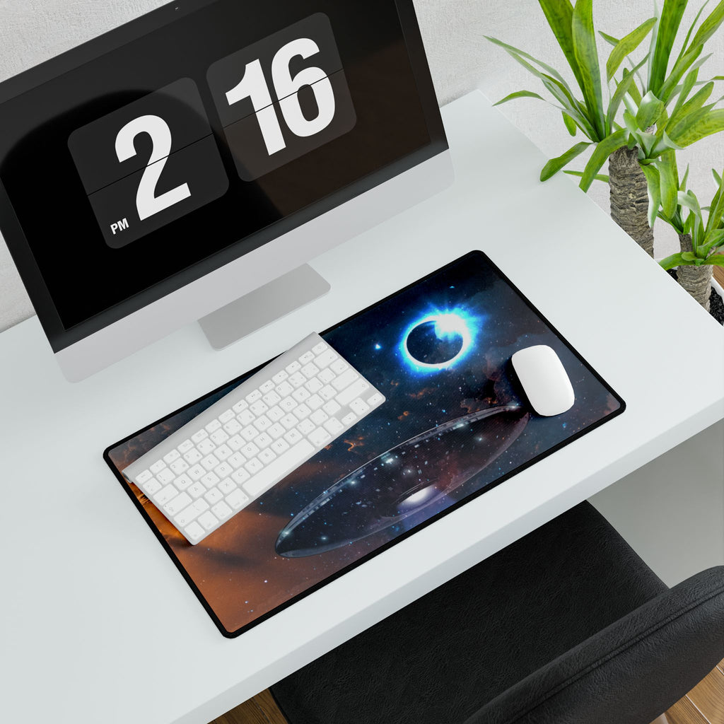 Space Ufo Desk Mat - Ufo Mouse Pad