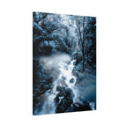 Frozen Forest Canvas Wall Art - Winter Wonderland Nature Decor
