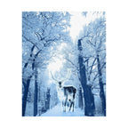 Cosmic Deer Poster - Celestial Animal Art Print