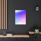 Starfield Space Galaxy Canvas Wall Art - Cosmic Purple Decor