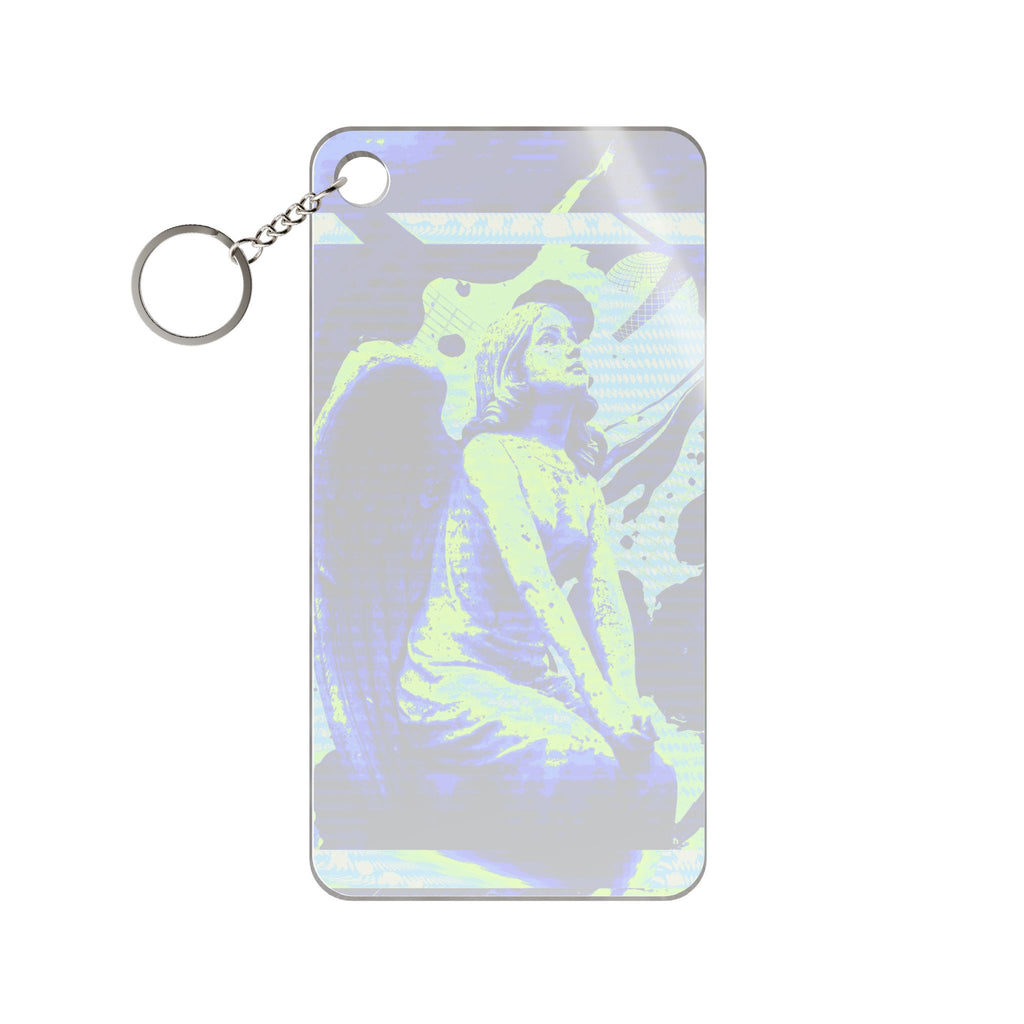Stone Angel Vaporwave Acrylic Charm Keychain