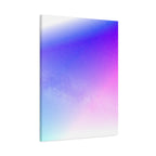 Starfield Space Galaxy Canvas Wall Art - Cosmic Purple Decor