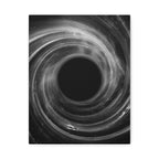 Black Hole Deep Space Canvas Art - Galaxy Vortex Wall Decor