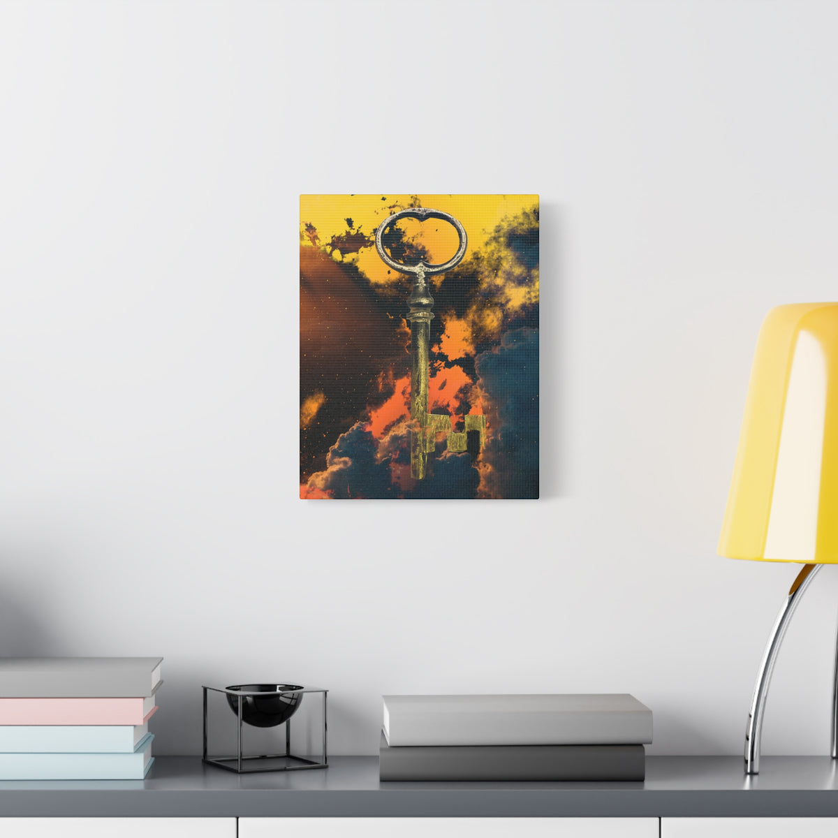Key To The Kingdom Canvas Wall Art - Fantasy Mysterious Decor