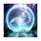 Lost Forest Magic Portal Poster Print - Mystical Fantasy Art