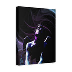 Skybound Canvas Wall Art - Surreal Angel Figure in the Clouds