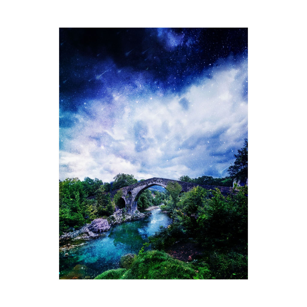 Enchanted Landscape Poster - Fantasy Forest Art Print