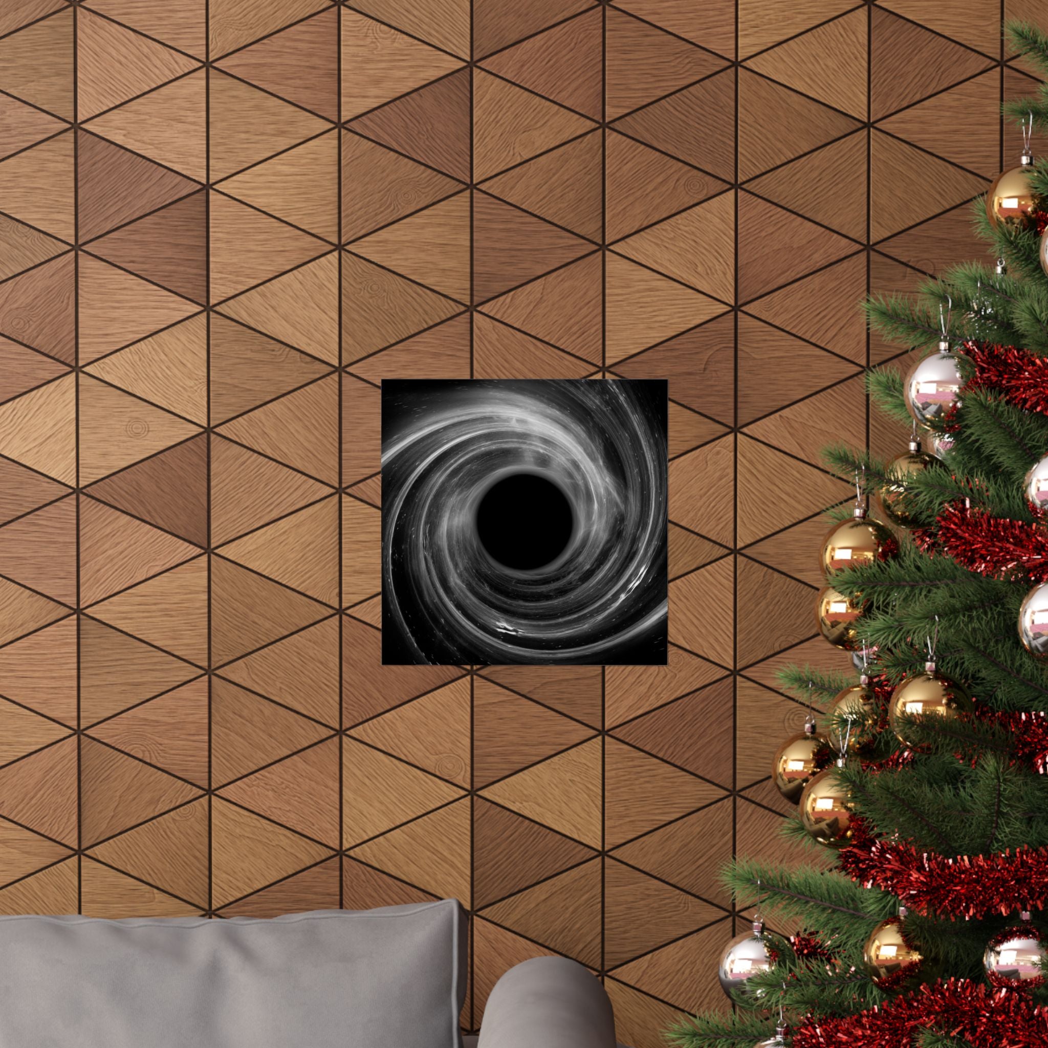 Black Hole Poster Print - Cosmic Deep Space Art
