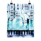 Memory Chamber Poster - Remember to Forget Cyberpunk Art Print