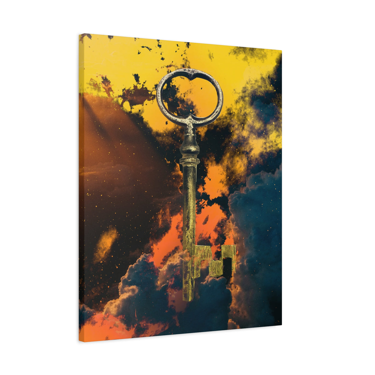 Key To The Kingdom Canvas Wall Art - Fantasy Mysterious Decor