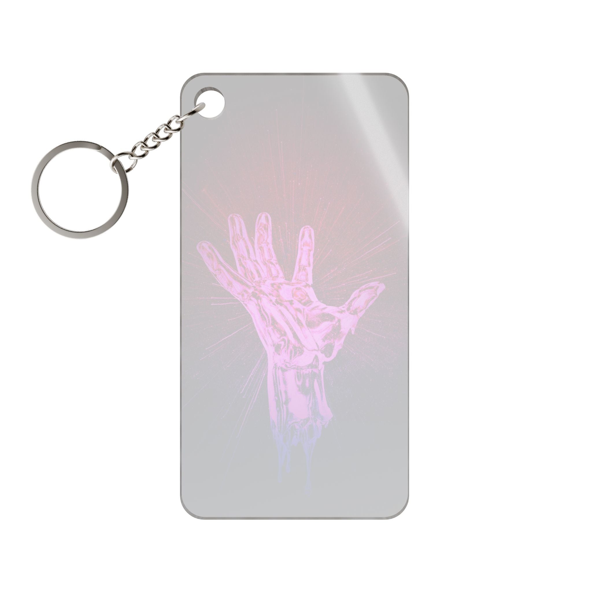 Hand of the Stars Keychain - Celestial Acrylic Art Charm