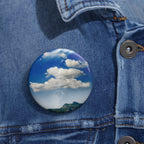 Star Filled Shoreline Cosmic Landscape Pin