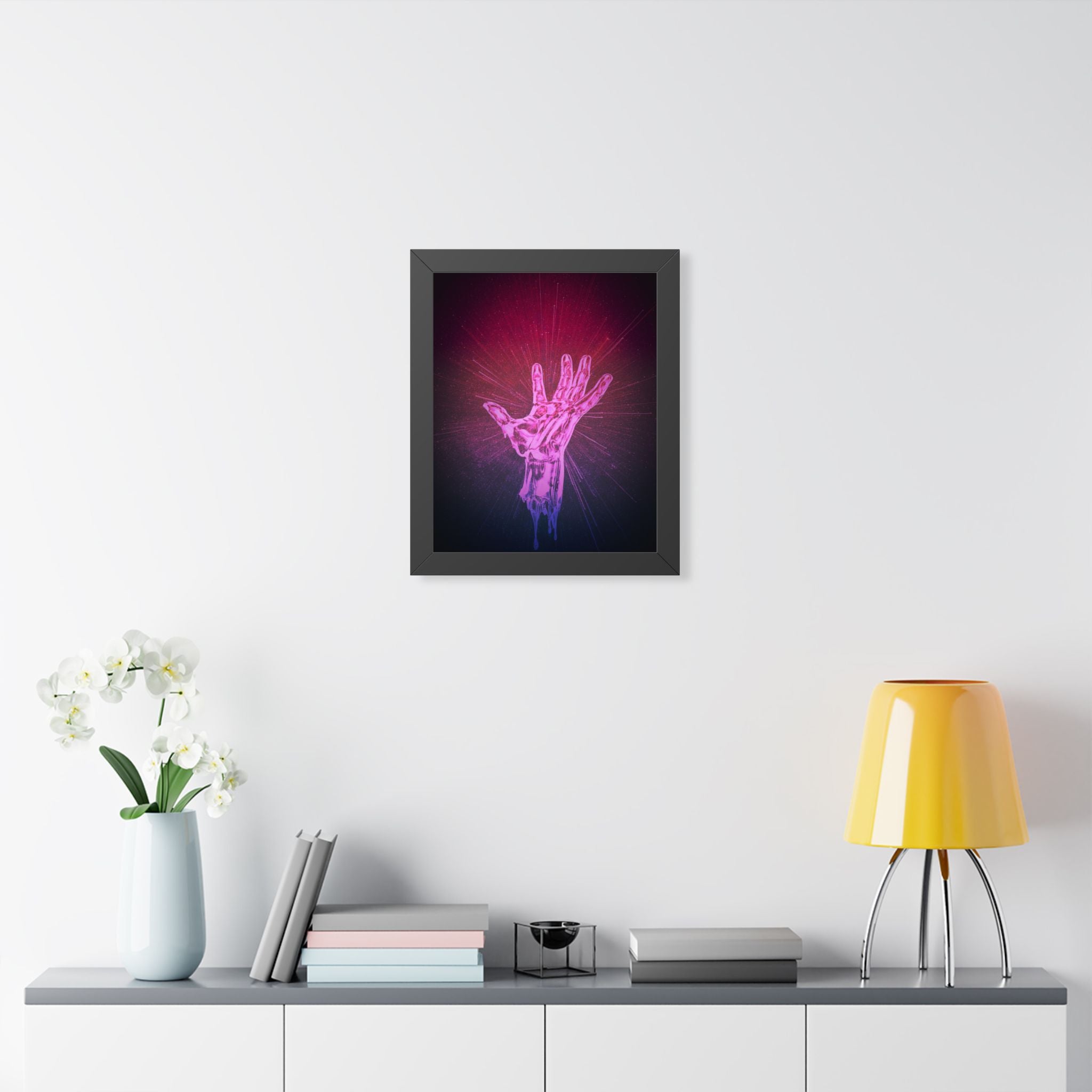 Hand of the Stars Poster - Cosmic Energy Celestial Art Print