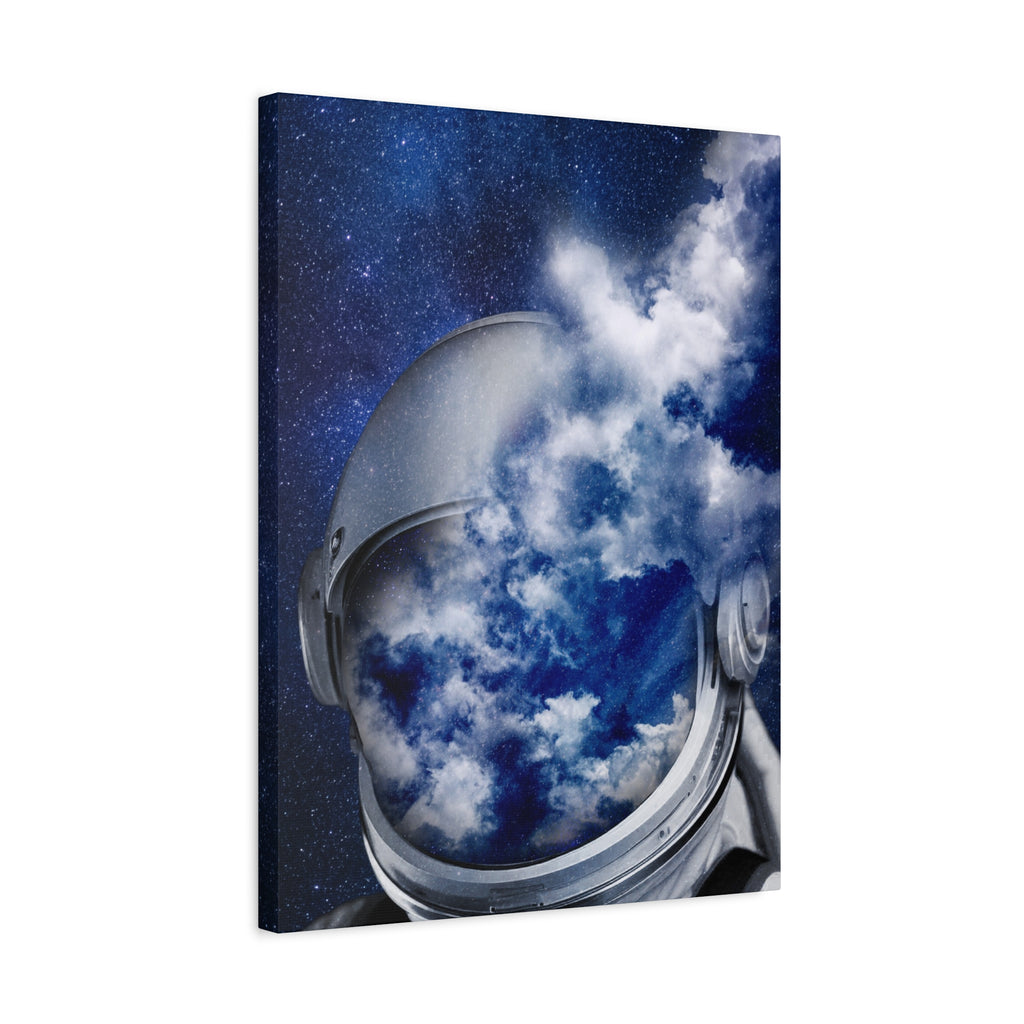 Psychedelic Astronaut Canvas Wall Art - Dreamy Space Decor