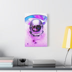 Astronaut Skeleton Skull Canvas Wall Art - Dark Space Skull Decor
