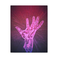 Hand of the Stars Galaxy Canvas Art - Mystical Astrology Wall Decor