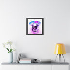 Astronaut Skeleton Skull Poster - Cosmic Space Skull Art