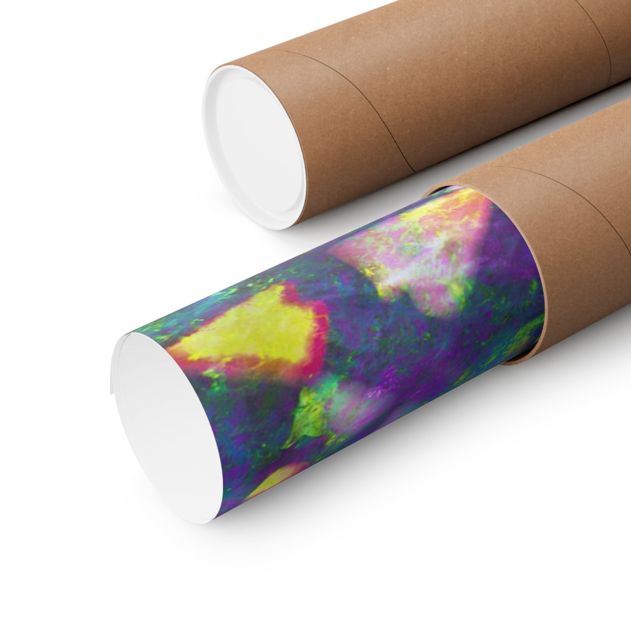 Trippy Cheetah Matte Poster Print
