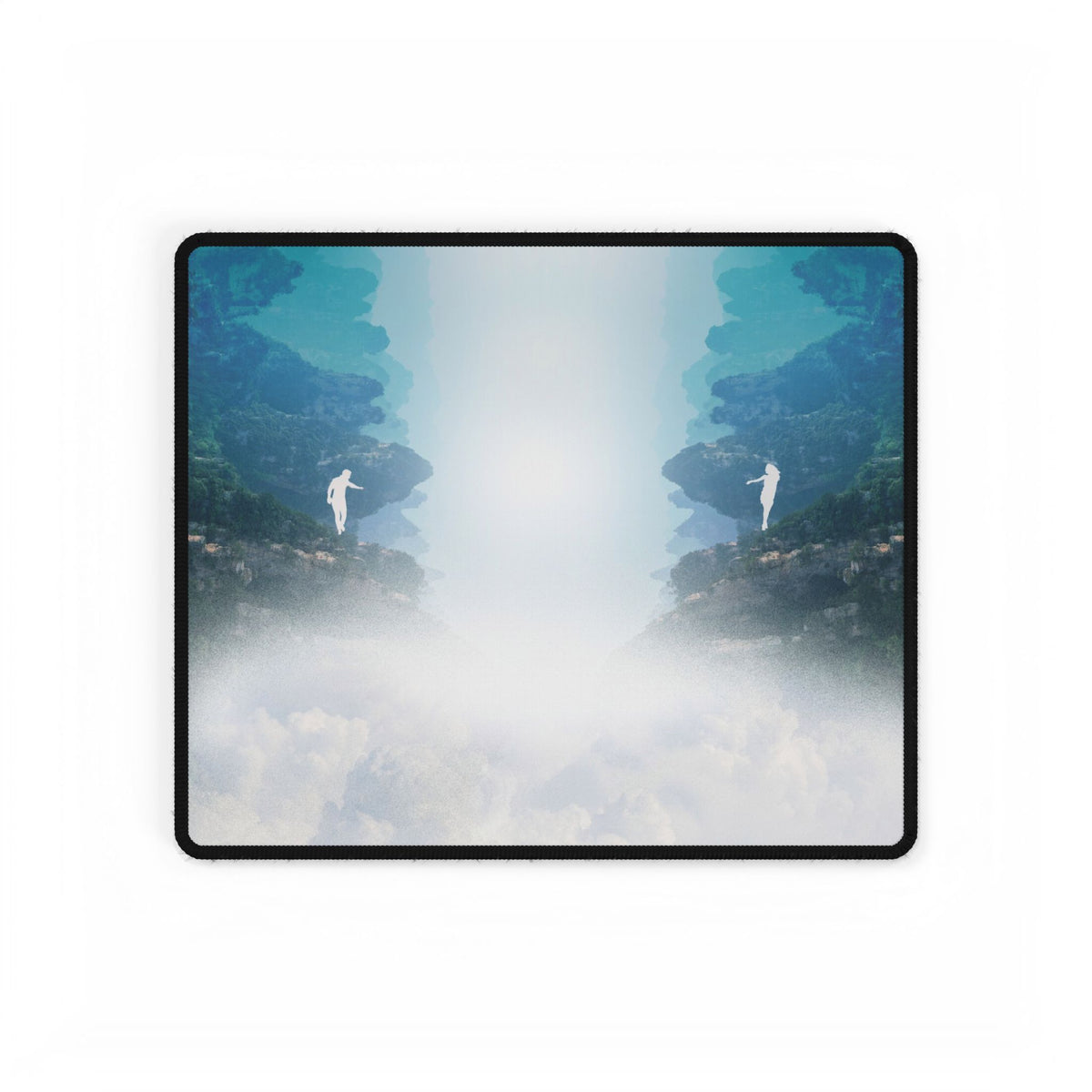 Lost Lovers Desk Mat - Couple Surreal Landscape Mouse Pad
