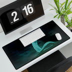 Snake Bite Desk Mat - Neon Viper Strike Tactical Mouse Pad