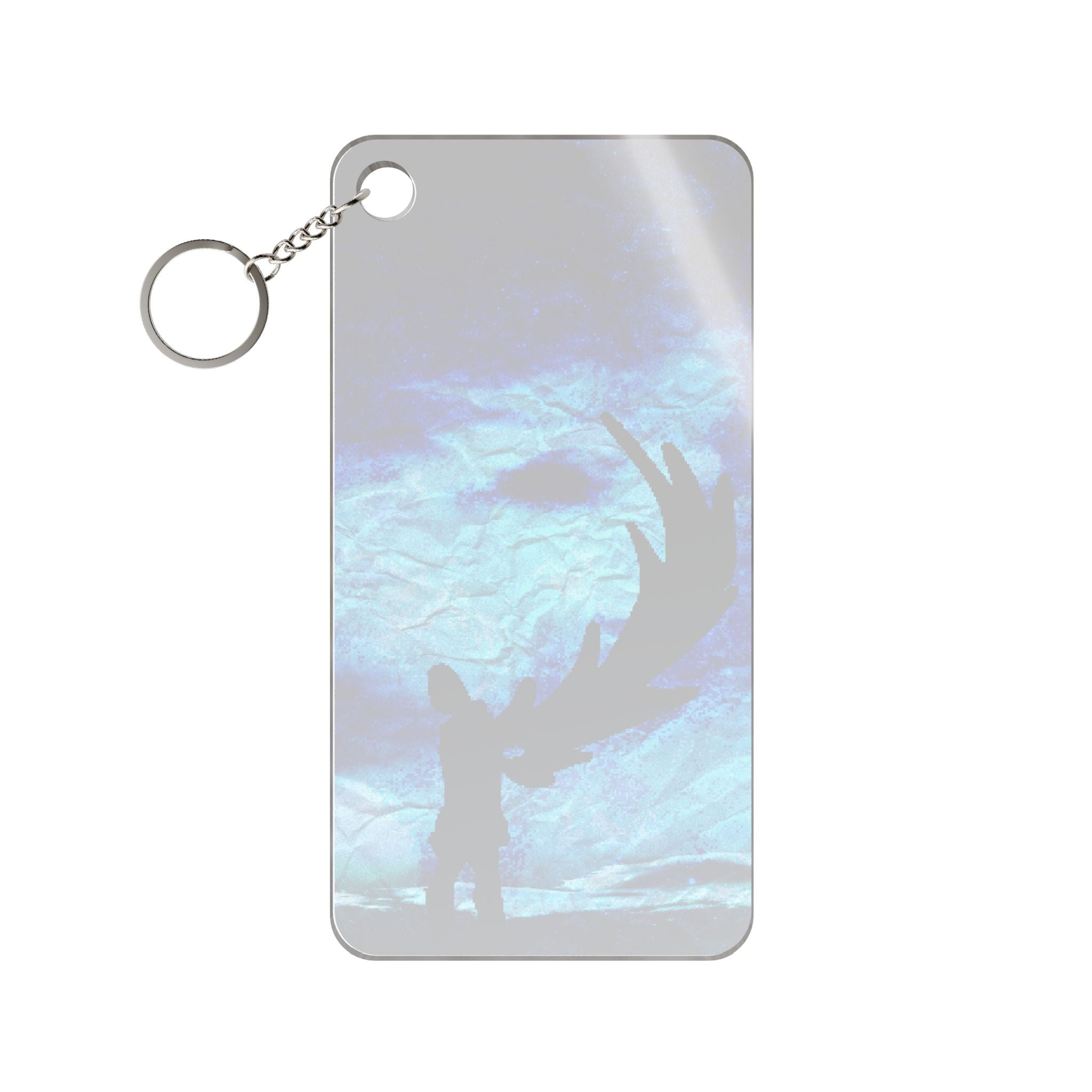 Skybound Keychain - Surreal Cloudscape Acrylic Charm
