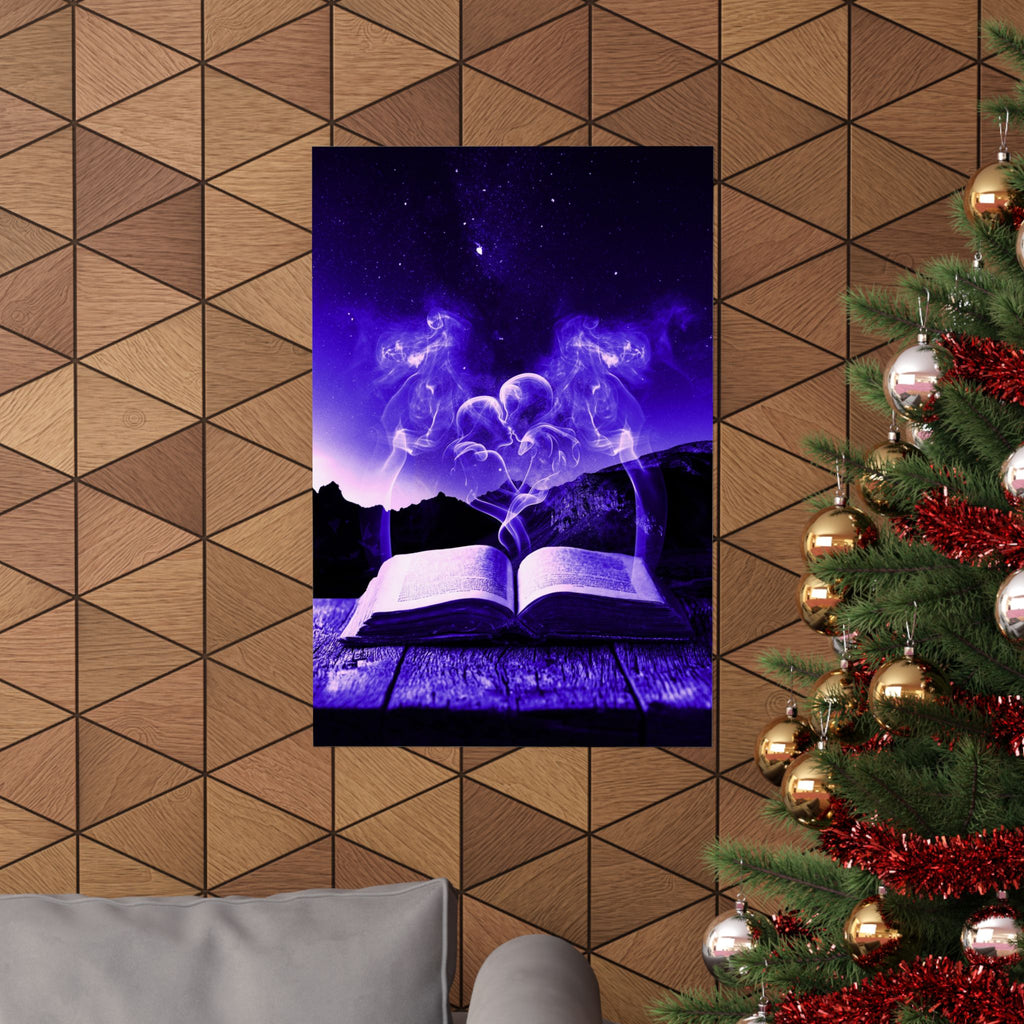 Magic Book Love Spell Poster Print - Witchy Fantasy Art