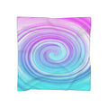 Daze And Haze Scarf - Swirling Vortex of Pastel Colors Shawl