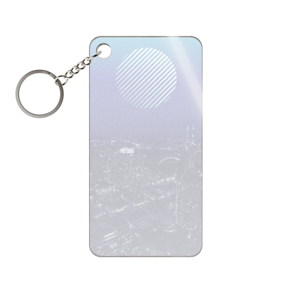 Nashville Skyline Keychain - Sunset Cityscape Acrylic Charm