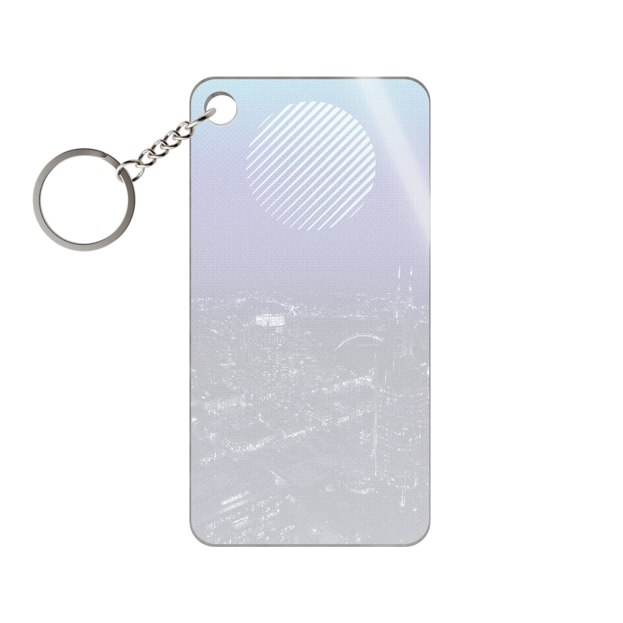 Nashville Skyline Keychain - Sunset Cityscape Acrylic Charm