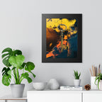 Key To The Kingdom Framed Poster - Fantasy Mysterious Wall Art